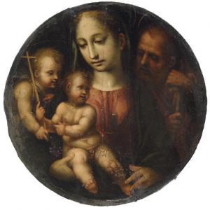 DEL PACCHIA Girolamo,The Holy Family with the Infant Saint John the Bap,Christie's 2007-12-07
