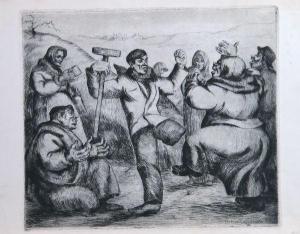 DEL PILAR GALLASTEGUI Maria 1904-1986,“El baile del cojo”,Goya Subastas ES 2012-02-20