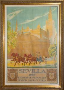 DEL PINO Y SARDA Miguel Angel,Seville: Spring Festivals and Holy Week,1923,Hindman 2018-08-01