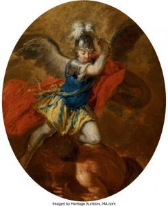 del PO Giacomo 1652-1726,Saint Michael vanquishing Lucifer,1715,Heritage US 2023-12-07