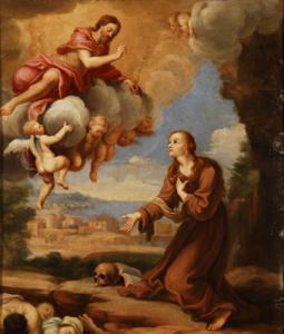 Del Po Pietro 1610-1692,La Aparicion de Cristo a Santa Rosalia de Palermo,Alcala ES 2009-02-18
