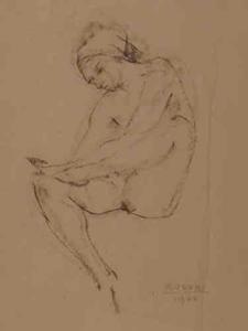 DEL ROCCI FRANCESCO,Female Nude.,1966,Swann Galleries US 2009-06-18