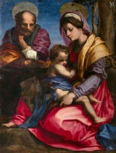 Del Sarto Andrea 1486-1530,LA SAINTE FAMILLE,1580,Millon & Associés FR 2021-06-28