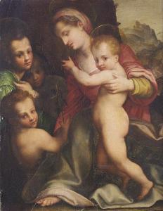 Del Sarto Andrea 1486-1530,The Madonna and Child with the Infant Saint John t,Sotheby's 2006-07-05