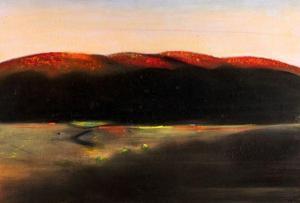 DEL TURCO OTTAVIANO 1944,Panorama (Aia de' Merli al tramonto),1986,Casa d'Aste Arcadia IT 2023-12-12