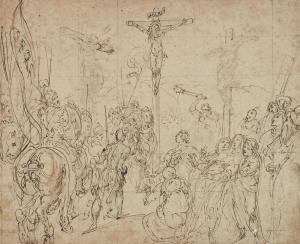 del VECCHI Giovanni 1536-1615,The Crucifixion,Christie's GB 2012-07-03