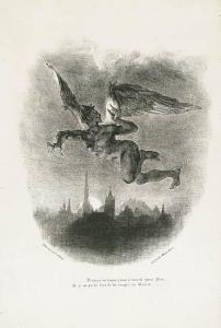 DELACROIX Eugene 1798-1863,Faust.,1827,Swann Galleries US 2013-09-12