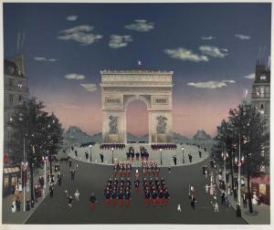 DELACROIX Michel 1933,L'Arc de Triomphe,Reeman Dansie GB 2024-01-07