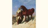 DELAMAIN Paul 1821-1882,Guerrier et son cheval.,Gros-Delettrez FR 2004-12-13
