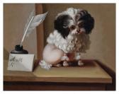 DELAMARRE Jacques Barthelemy,Portrait of a small poodle, said to be \“Pompon,\”,Sotheby's 2023-05-26