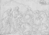 DELAMONCE Ferdinand,L'Adoration des Mages, avec une étude subsidiaire ,Christie's 2002-11-27