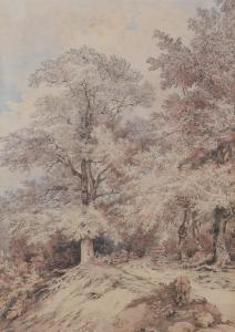 DELAMOTTE William Alfred 1775-1863,Oak trees near Bisham, Berksh,1805,Bellmans Fine Art Auctioneers 2022-10-11