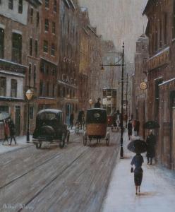 DELANEY Arthur 1927-1987,Manchester Street Scene with snow,Capes Dunn GB 2013-10-15