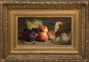 DELANOY Jacques 1820-1890,Nature morte aux pêches et aux raisins,Joron-Derem FR 2016-12-14