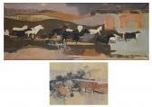 DELAPOTERIE Paul 1930,Paysage,1962,Dogny Auction CH 2022-04-05