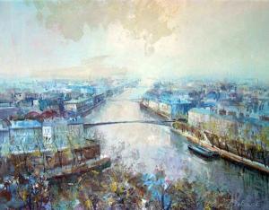 DELARUE Lucien 1925-2011,Parisian River Scene,Dreweatt-Neate GB 2006-09-21