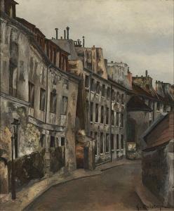 DELATOUSCHE Germain 1898-1966,La ruelle des Gobelins,Aguttes FR 2024-01-17