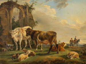 DELATTRE Henri 1801-1876,Arcadian Landscape,1834,Auctionata DE 2016-10-22