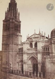 DELAUNAY Alphonse 1827-1906,Espagne, 1854. Cathédrale Sainte-Marie de Tolède,1854,Ader FR 2019-11-07
