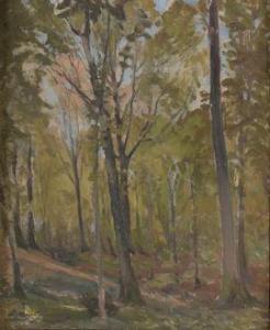 DELAUNAY Pierre,Bois de la Trémellerie, St Privé, chez Mr Harpigni,1909,Daguerre 2021-06-27