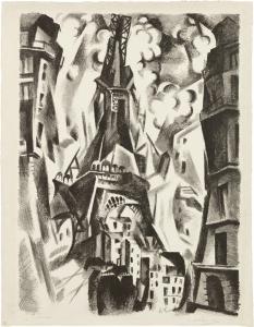 DELAUNAY Robert,La Tour (The Tower) (L. & P. 3),1925,Phillips, De Pury & Luxembourg 2024-04-16