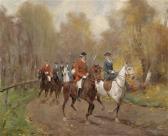 DELAUNEY J 1900-1900,Setting off for the Hunt,1900,Palais Dorotheum AT 2011-12-06