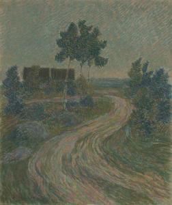 DELAVALLEE Henri 1862-1943,Le Grand Chemin,1887,Christie's GB 2023-10-25
