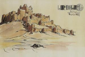 DELAYE Theophile Jean 1896-1973,Tifoultout, Casbah de Ourzazat,Ader FR 2021-11-25