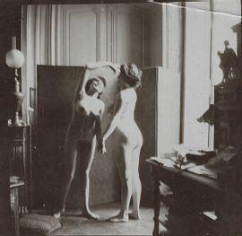DELBET AUGUSTE PIERRE,Études de modèles féminins, nus dans l\’atelier du,Yann Le Mouel FR 2021-06-04