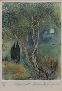 DELDERFIELD Delia 1900-2000,Moonlight,Rowley Fine Art Auctioneers GB 2022-05-07