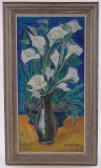 DELDICQUE Yvonne 1895-1979,Still life lilies in a jug,Burstow and Hewett GB 2016-11-16