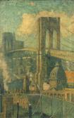 DELE COEUILLERIE HENRY 1900-1900,Brooklyn Bridge,1904,Butterscotch Auction Gallery US 2015-03-22