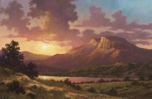 DELEON ROBERT 1953,The Glow of the Evening 
Light,Dallas Auction US 2012-01-28