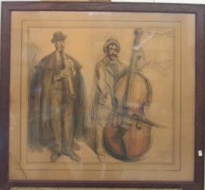 DELETAMA R 1900-1900,Musiciens,1908,Millon & Associés FR 2014-02-05