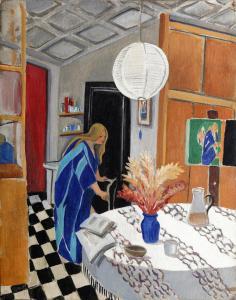 DELEVORYAS Lillian 1932-2018,Kitchen Scene,Ro Gallery US 2022-09-13
