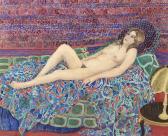 DELEVORYAS Lillian 1932-2018,Study of a Nude lying on a bed,Simon Chorley Art & Antiques 2019-10-15