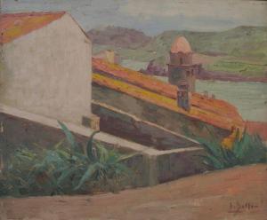 DELFAU Louis 1871-1937,Les hauts de Collioure,Lombrail - Teucquam FR 2018-11-21