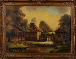 DELFT van Jaap 1900-1900,Haaksbergen watermill,Twents Veilinghuis NL 2013-04-19
