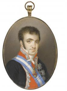 DELGADO Y MENESES JOSE,PORTRAIT OF KING FERDINAND VII OF SPAIN (1784-1833,1818,Sotheby's 2011-10-27