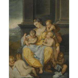 DELL ABATE NICOLO 1509-1571,AN ALLEGORY OF CHARITY,Sotheby's GB 2010-04-29