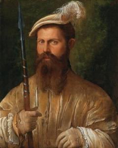 DELL'ABBATE Nicolò 1511-1571,Portrait of a lancer,1552,Palais Dorotheum AT 2017-10-17