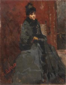 DELL'ORTO UMBERTO 1848-1895,Ritratto di Ada Rumi Fochessati,Il Ponte Casa D'aste Srl IT 2023-12-19