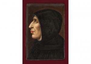 della BARTOLOMMEO DELLA PORTA Fra Baccio P. 1472-1517,PORTRAIT OF GIROLAMO SAVONAR,Mainichi Auction 2022-04-15
