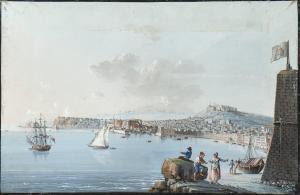 Della GATTA Saverio 1758-1827,Veduta del golfo di Napoli,Bertolami Fine Arts IT 2023-04-27