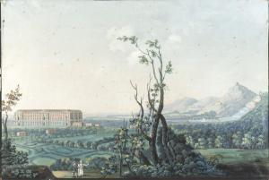 Della GATTA Saverio 1758-1827,Veduta della Reggia di Caserta,Bertolami Fine Arts IT 2023-04-27