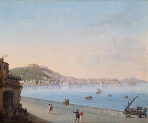 Della GATTA Saverio 1758-1827,Veduta di Napoli dallo scoglio di Frisio,Blindarte IT 2023-05-31