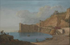 Della GATTA Saverio,View of the Bay of Naples with Palazzo Donn'Anna a,1813,Rosebery's 2023-03-29