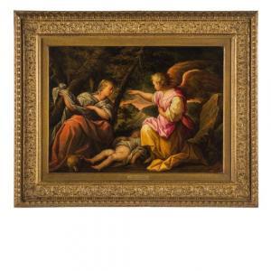 DELLA PAGLIA Antonio 1680-1747,Agar e l'Angelo,Wannenes Art Auctions IT 2017-03-08