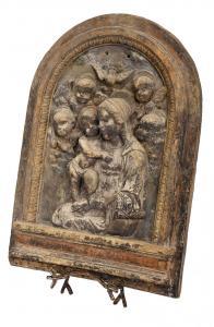 della ROBBIA Andrea 1435-1525,Virgin and Child,18th century,Brunk Auctions US 2022-11-11