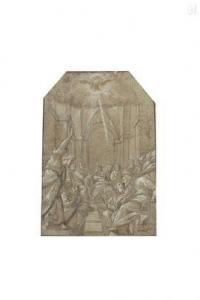della ROVERE Giovanni Mauro 1575-1640,La Pentecôte,Millon & Associés FR 2021-06-09
